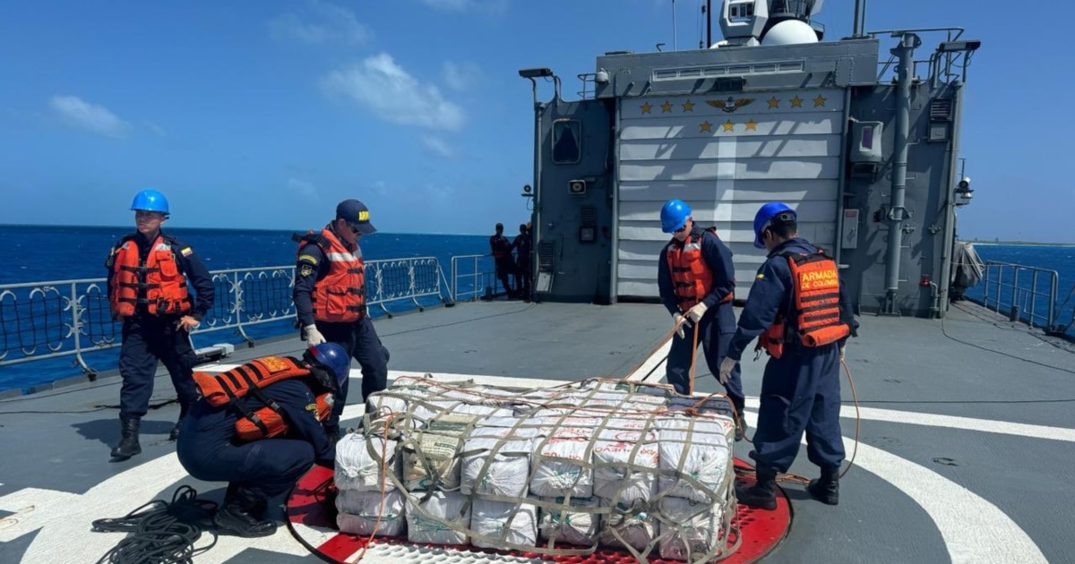 Colombia captura a 3 nicaragüenses y 2 costarricenses en incautación de cocaína y marihuana