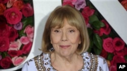 FILE - Diana Rigg attends The 72nd Annual Tony Awards held at Radio City Music Hall in New York City, June 10, 2018.