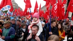 Прихильники соціал-демократів на мітингу у Києві