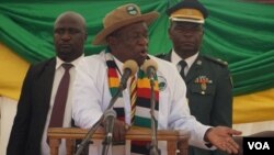 UMongameli Emmerson Mnangagwa.
