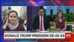 Laporan Langsung VOA untuk CNN Indonesia: Inaugurasi Trump