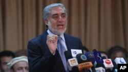 Abdulá Abdulá dijo tener muchas pruebas de que no se llevó a cabo una elección legítima.