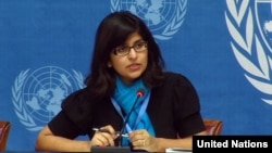 راوینا شمدسانی سخنگوی دفتر حقوق بشر سازمان ملل متحد - آرشیو
