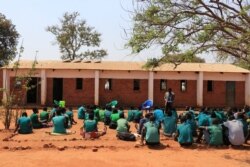 Chatsala Primary school in Lilongwe is one of the beneficiaries of the Solar Mamas efforts. (Lameck Masina/VOA)