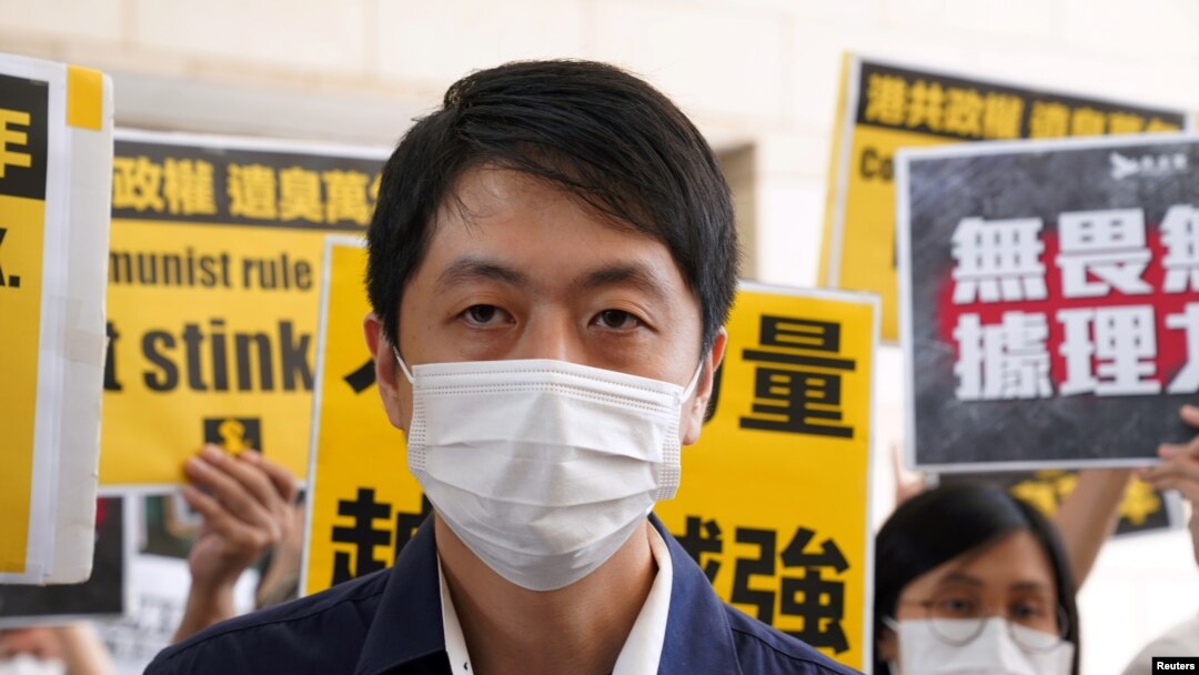 香港民主党前立法会议员许智峯（路透社资料图片）