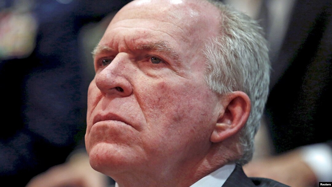 Giám đốc CIA John Brennan tại Trụ sở Tình báo Quốc gia ở McLean, Virginia.
