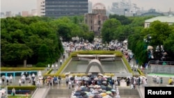 Ceremonija obeležavanja 69. godišnjice prve upotrebe atomske bombe u vojnom napadu, u Hirošimi, 6. avgusta 2014.
