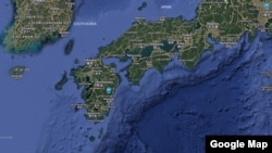 Miyazaki Prefecture, Japan map