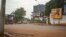 An empty street is seen in Bissau on December 1, 2023. Gunfire was heard for part of the night and early on December 1 in Bissau between members of the National Guard and presidential guard special forces/ 