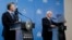 U.S. Vice President Mike Pence, right, and Argentina's President Mauricio Macri attend a news conference at the government residence in Buenos Aires, Argentina, Aug. 15, 2017. 