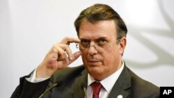 El canciller de México, Marcelo Ebrard, dice que su país está dispuesto a trabajar con el reemplazante de Kirstjen Nielsen al frente del Departamento de Seguridad Nacional de EE.UU., Kevin McAleenan.