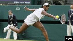 Petenis AS, Venus Williams mundur sebelum pertandingan babak kedua turnamen tenis AS terbuka di New York.