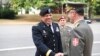 USA, Ohio, John Harris commander of National guard of Ohio and Milan Mojsilovic Chief of staff of the Serbian military 