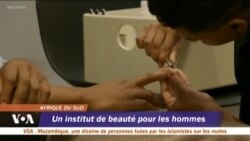 Un institut de beauté pour les hommes en Afrique du Sud