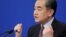 Chinese Foreign Minister Wang Yi attends a news conference on the sidelines of the National People's Congress, China's parliamentary body, in Beijing, March 8, 2019.