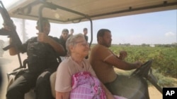 Isečak iz video snimka Hamasa na kojem se vidi Jafa Adar (AP)