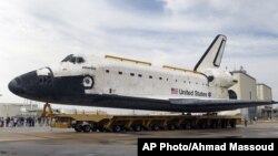 Pesawat ulang-alik Atlantis akan dipensiunkan dan menjadi pameran bagi publik di Pusat Antariksa Kennedy di Florida (foto: dok).