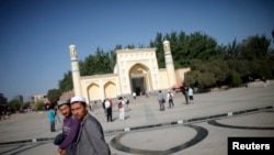 Sebuah masjid di Kashgar, provinsi Xinjiang, China. (Foto: Dok)