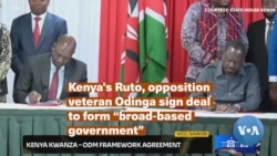 Kenya's Ruto, opposition veteran Odinga sign deal to form "broad-based government"