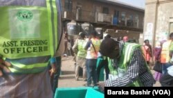 Zaben 2015: Ma'aikatan zabe na shrin kayan aiki