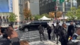 حضور دونالد ترامپ رئیس جمهور آمریکا و کاروان تیم همراهش در نیویورک برای شرکت در مجمع عمومی