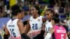 Reinas del Caribe dominicanas caen ante Brasil en cuartos de final de voleibol en París