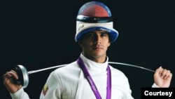 Imagen del esgrimista venezolano Rubén Limardo tomada de su perfil profesional en Facebook. Limardo ganó la medalla de oro en los juegos olímpicos de Londres 2012.