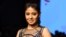 Indian Bollywood singer Sunidhi Chauhan attends the Lakme Fashion Week Summer Resort 2017 in Mumbai, Feb. 3, 2017.