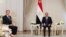 Госсекретарь Энтони Блинкен и президент Египта Фаттах Абдель ас-Сиси. Эль-Аламейн, 20 августа 2024 г. 