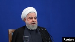 Presiden Iran Hassan Rouhani di Teheran, Iran, 14 Oktober 2019. (Foto: dok).