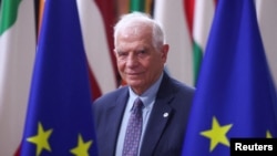 Josep Borrell, encargado de los asuntos exteriores de la Unión Europea, participa en la cumbre de líderes del bloque en Bruselas, Bélgica, el 17 de octubre de 2024.