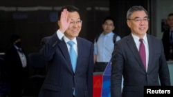 中國新任駐美大使謝鋒2023年5月23日抵達紐約肯尼迪國際機場。
