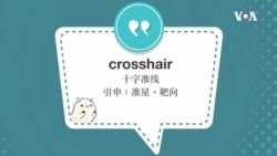 学个词--crosshair