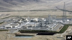 FILE - This photo show an aerial view of a heavy-water production plant in the central Iranian town of Arak, Aug. 26, 2006. 