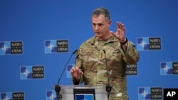 Архівне фото. Верховний головнокомандувач Об'єднаних збройних сил НАТО в Європі (Supreme Allied Commander Europe - SACEUR) Алексус Гринкевич, Брюссель, 12 вересня 2025. AP/Virginia Mayo