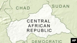 Carte de la République centrafricaine