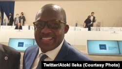 Christophe Lutundula, ministre ya mambi ya Bapaya ya RDC na bokutani lisanga lya kobundisa DAESH, na Rome, Italie, 29 juin 2021. (Twitter/Atoki Ileka)