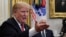 FILE - President Donald Trump speaks during a meeting in the Oval Office of the White House in Washington, Jan. 31, 2019.