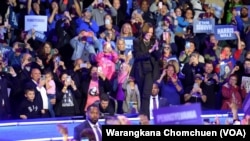 Kamala Harris held a rally in Erie, Pennsylvania, on Oct. 14, 2024. 