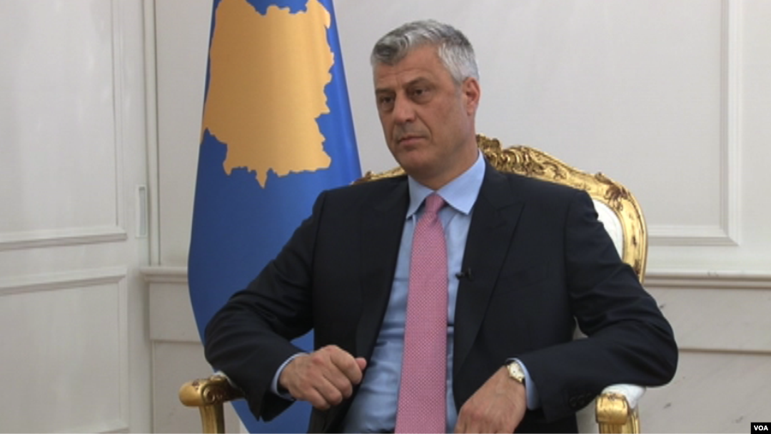 Predsednik Kosova Hašim Tači u razgovoru za albanski servis Glasa Amerike