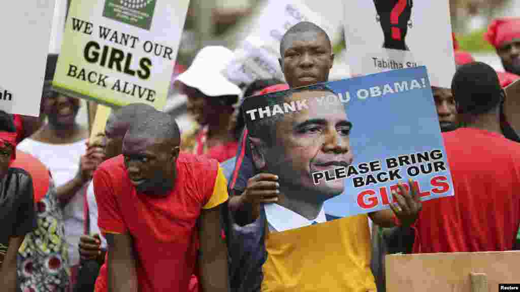 Ana ci Gaba da Gangami Kan Chibok a Lagos, Mayu 9, 2014.