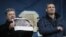 Позафракційний народний депутат Петро Порошенко (ліворуч) і лідер партії УДАР Віталій Кличко