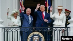 Britain's King Charles and Queen Camilla in the United States for state visit