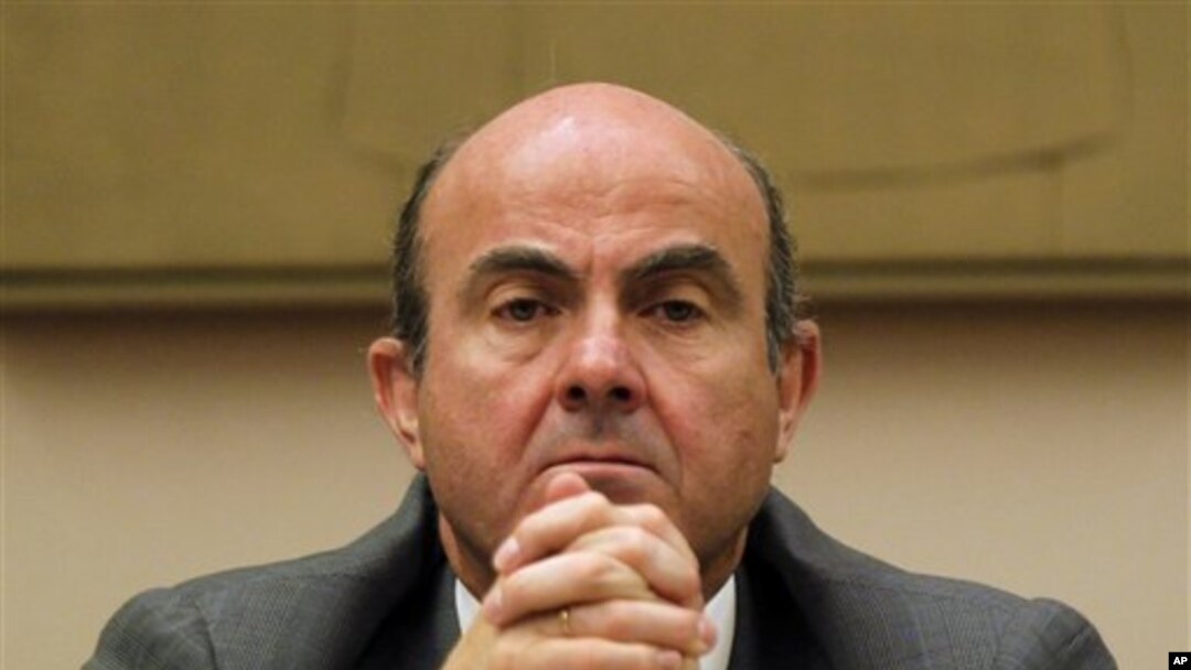 Menteri Keuangan Spanyol Luis de Guindos akan melakukan pembicaraan krisis utang dengan Menteri Keuangan Jerman (foto: dok). 