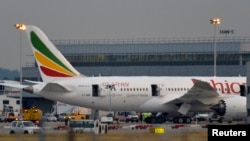 倫敦希思羅機場埃塞俄比亞航空公司的一架波音787 夢幻客機。