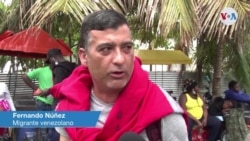 Fernando Núñez, migrante venezolano en Necoclí, Colombia