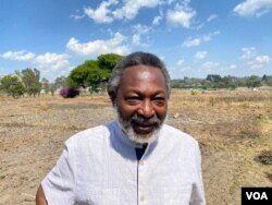 Mandivamba Rukuni, a former economics professor at the University of Zimbabwe who now directs a charity focused on farming innovation in Africa, says “early shoots” is labor intensive, October 24, 2020. (Columbus Mavhunga/VOA)