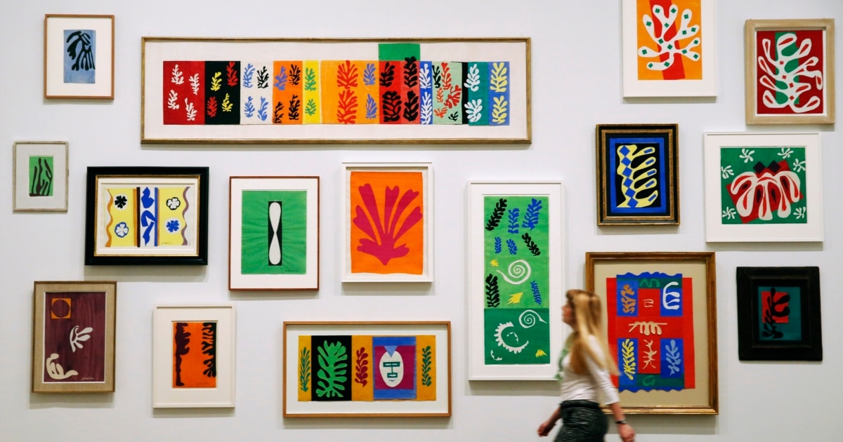 マティス Henri Matisse The Cut-Outs MoMA 額装 MOMA Hails Henri Matisse With 'Cut-Outs' Exhibition