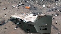 Ostaci iranskog drona kojima Rusija napada Ukrajinu
