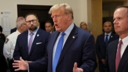 Bivši predsednik Donald Trump u sudnici na Manhattanu, 2. oktobra 2023. (Foto: Rojters/Brendan McDermid)